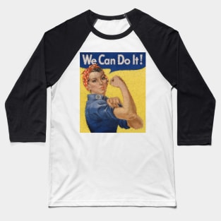 Low Poly We Can Do It! Baseball T-Shirt